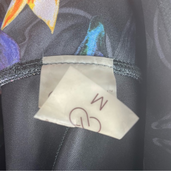 CALIA Carrie Underwood Colorful Tropical Floral Cropped High Rise Leggings M - Picture 12 of 13